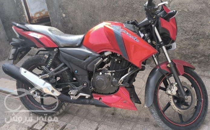 فروش موتور سیکلت آپاچی 150 مدل 1395 در مشهد