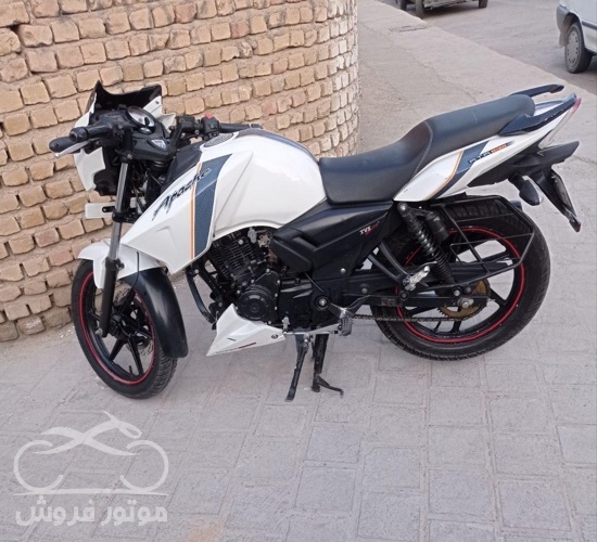 فروش موتور سیکلت آپاچی 160 مدل 1395 در مشهد