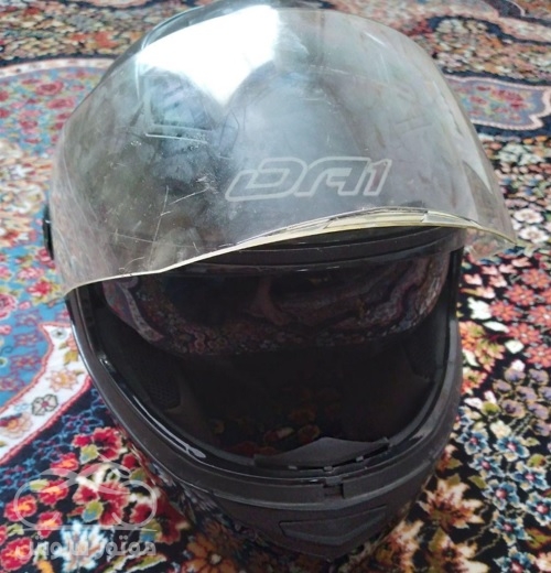 فروش کلاه ایمنی فک ثابت، عینک متحرک، سایز LX موتور سیکلت