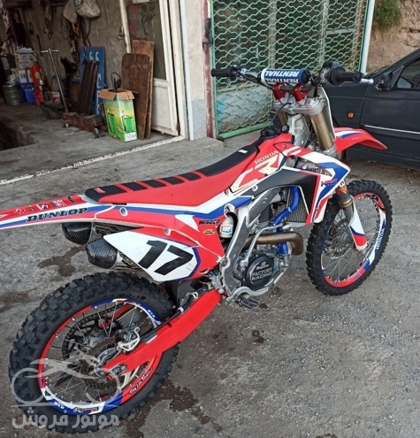 فروش موتور سیکلت هوندا CRF 450 مدل 1393 در تبریز