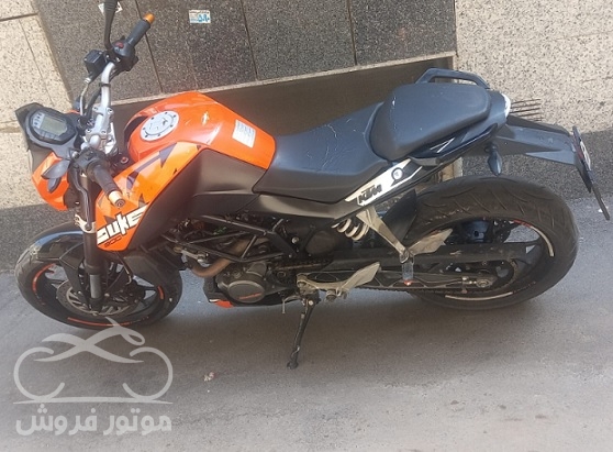 فروش موتور سیکلت کی تی ام دوک 200 مدل 1395