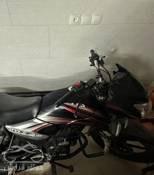 فروش موتور سیکلت تی وی اس 125 مدل 1395 در یزد