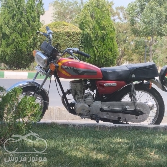 فروش موتور سیکلت لیفان استارتی مدل 1388 در مرکزی