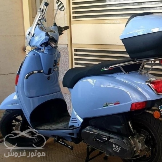فروش موتور سیکلت ساوین 150 طرح وسپا مدل 1401