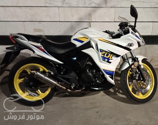 فروش موتور سیکلت مگلی 200R مدل 1401 در همدان