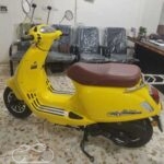 فروش موتور سیکلت طرح وسپا بی خط و خال در گیلان