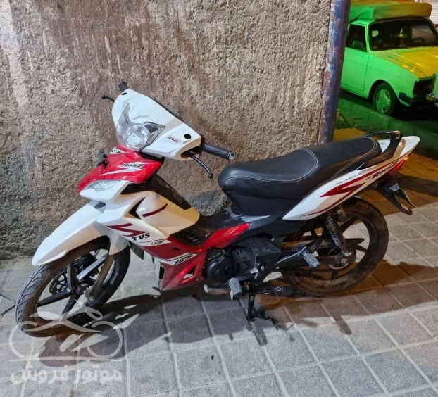 فروش موتور سیکلت تی وی اس راکز 125 در خراسان رضوی