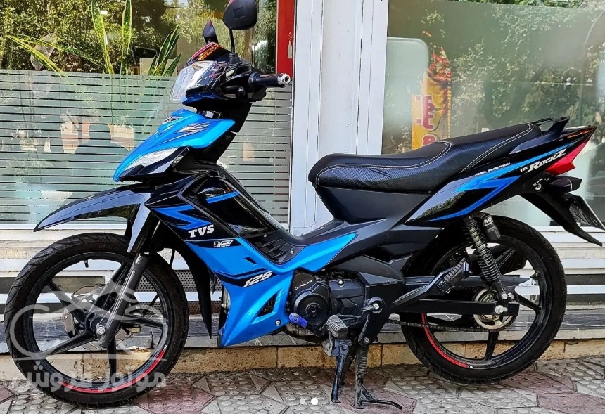 فروش موتور سیکلت تی وی اس راکز 125 در قزوین