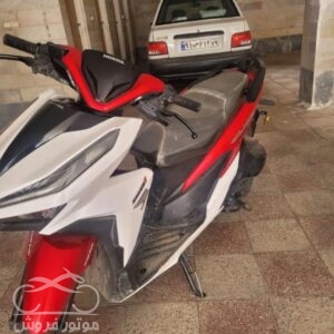 فروش موتور سیکلت ایران دوچرخ آوا کلیک 150 در قزوین