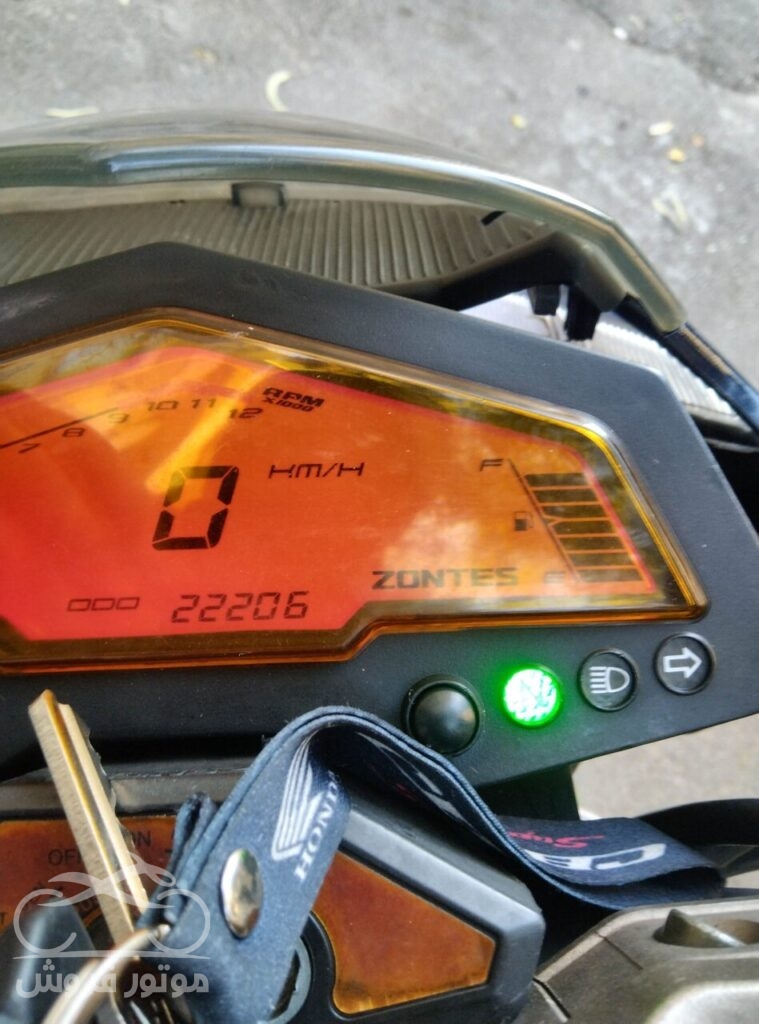 فروش موتور سیکلت زونتس 250 مدل 96