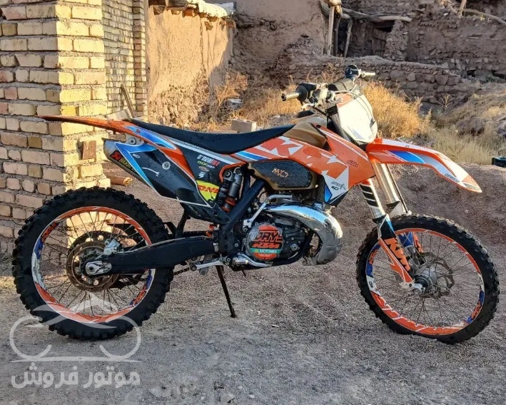 فروش موتور سیکلت کی تی ام کراس 250 در قزوین
