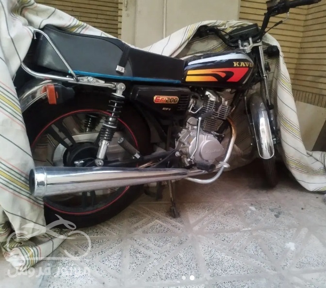 فروش موتور سیکلت کویر CG 200 در اصفهان