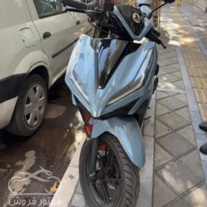 فروش موتور سیکلت ایران دوچرخ آوا کلیک 150 در قزوین