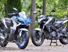 مقایسه موتور ns200 با rs200