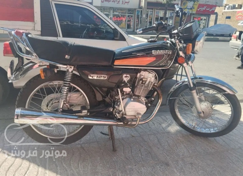 فروش موتور سیکلت ساوین 125 در مرکزی
