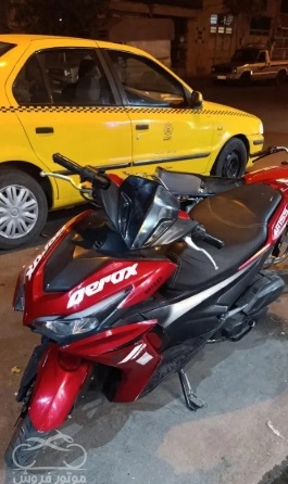 فروش موتور سیکلت گلکسی ایروکس در خراسان رضوی